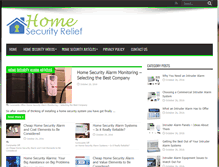 Tablet Screenshot of homesecurityrelief.com